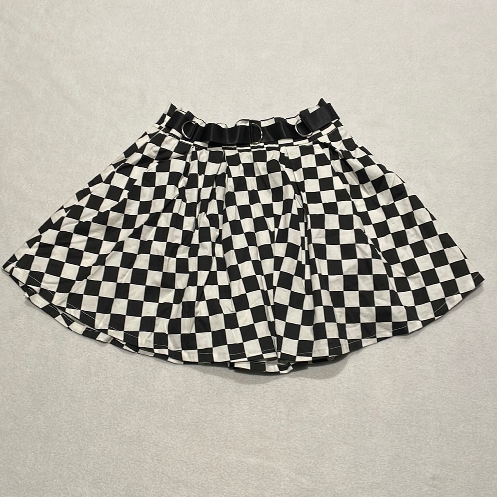 alternative checker skirt